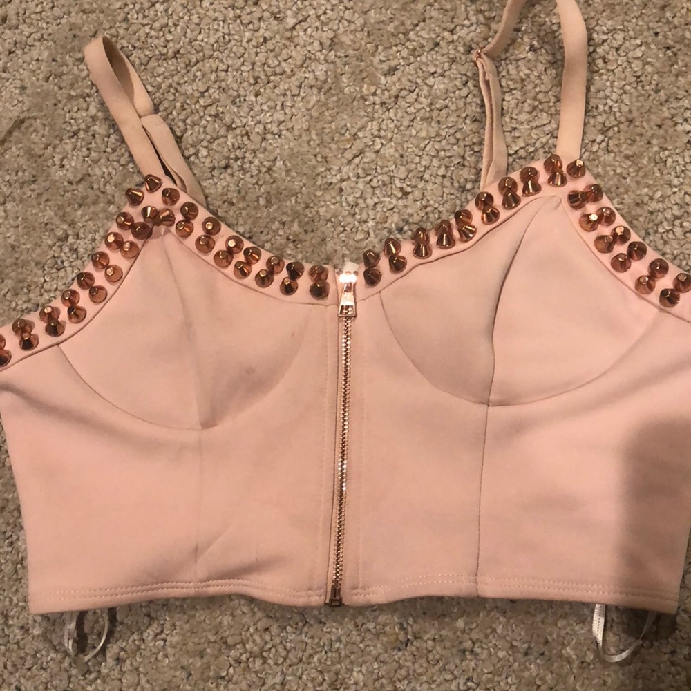 Studded crop top